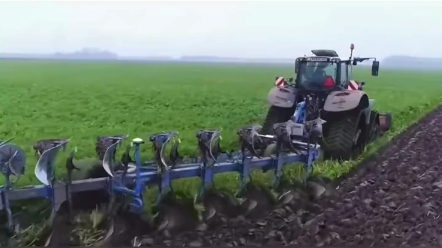 德国机械化犁地竟然如此高效快捷#现代化农业机械