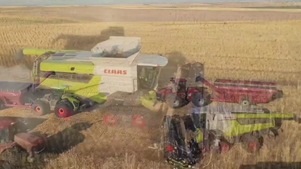 给我一台克拉斯联合收获机，我能收割整个地球。