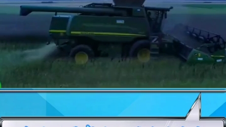 约翰迪尔全天收割作业