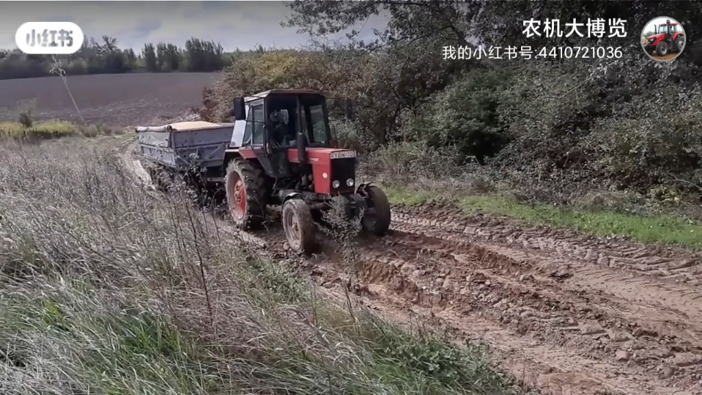 白俄罗斯明斯克拖拉机MTZ-80拖拉机 马力有点小了 上不去